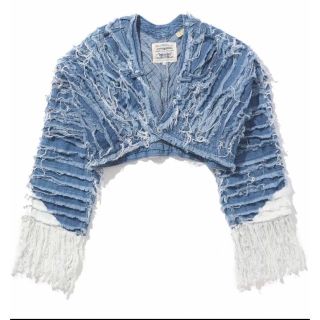 リーバイス(Levi's)の((定価33,000円))Levi’sフリンジGジャン！BLACKPINKリサ着(Gジャン/デニムジャケット)