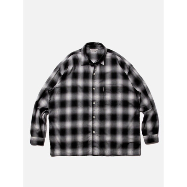 新品未使用 cootie OMBRE SHIRT L WORK CHECK S シャツ