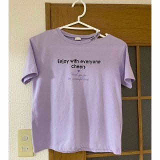 パープル　肩あきＴシャツ　140(Tシャツ/カットソー)