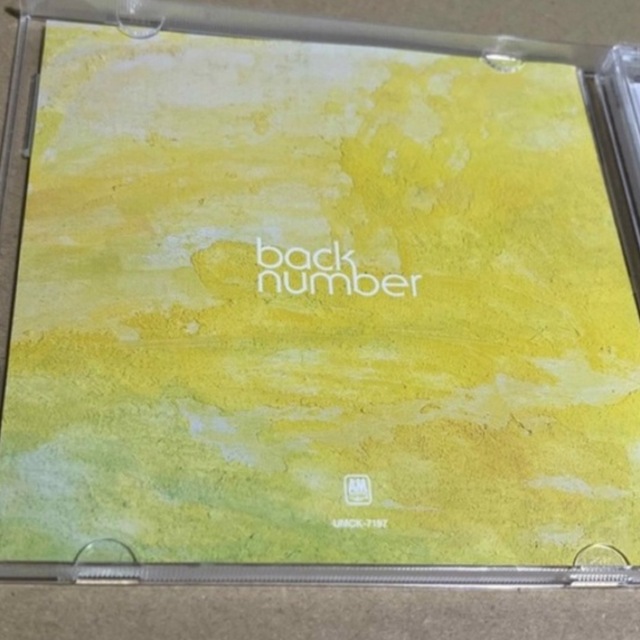 BACK NUMBER - back number 「ユーモア(通常盤初回プレス)」美 BACK NUMBER - back number 「ユーモア(通常盤初回プレス)」美
