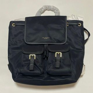 トリーバーチ(Tory Burch)の【 Tory Burch 】トリーバーチ ナイロン リュック 黒 58041(リュック/バックパック)