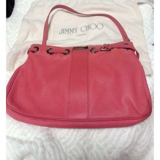 ジミーチュウ(JIMMY CHOO)のJIMMY CHOO ジミーチュウ ワンハンドル ハンドバッグ ピンク(ハンドバッグ)