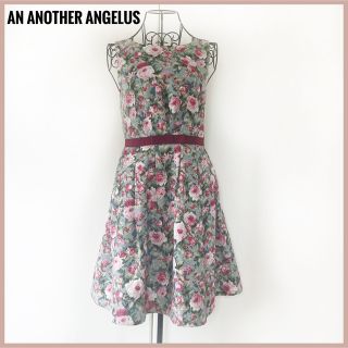 アンアナザーアンジェラス(an another angelus)のアンアナザーアンジェラス ワンピース 花柄 ゴブランローズ ワンピース(ひざ丈ワンピース)