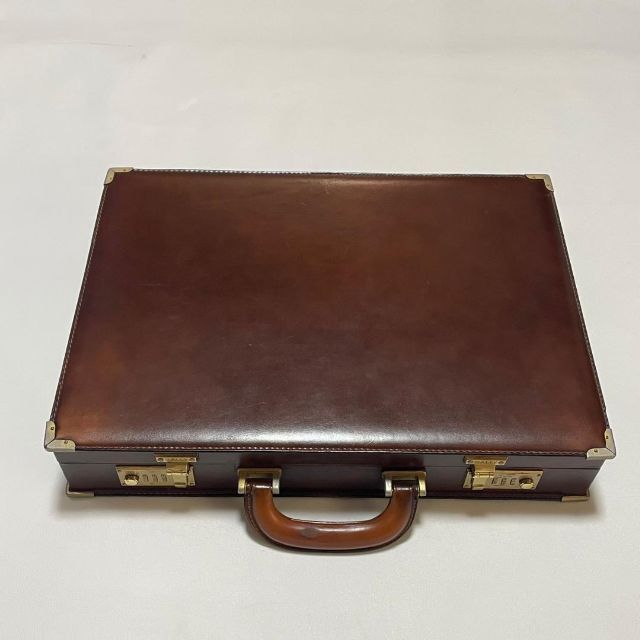 BALLY 】 バリー レザー ハンド アタッシュケース ダイヤルロック-