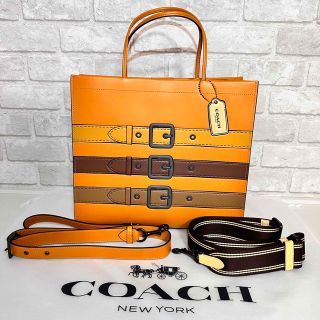 コーチ(COACH)の激レア！【コーチ】百貨店モデル★カシン キャリー 32 ウィズ トロンプルイユ(トートバッグ)