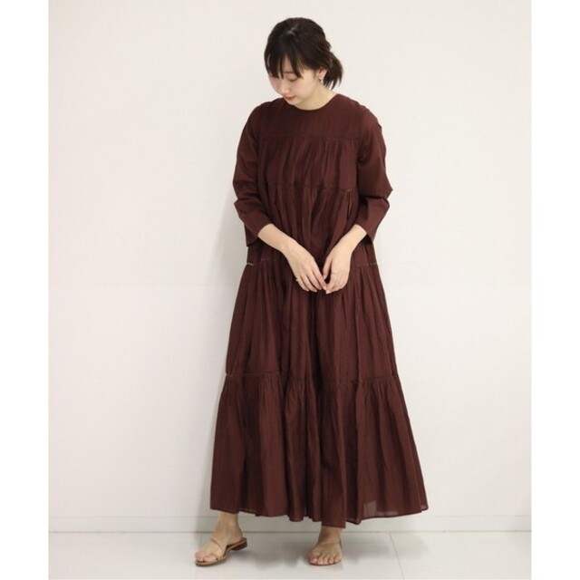 Plage(プラージュ)のPlag別注【NE QUITTEZ PAS/ヌキテパ】SP TIERED ドレス レディースのワンピース(ロングワンピース/マキシワンピース)の商品写真