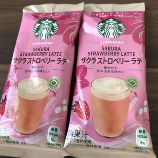 スターバックス(Starbucks)のサクラストロベリーラテ　2袋(コーヒー)