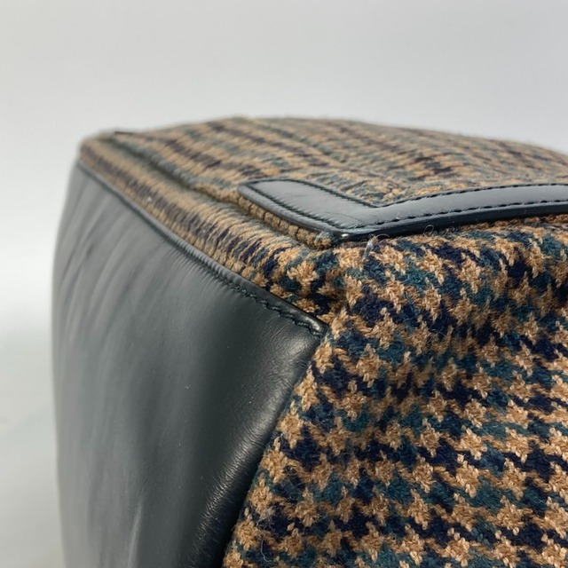 バレンシアガ BALENCIAGA ネイビー カバ M 339936 千鳥格子 ラージ