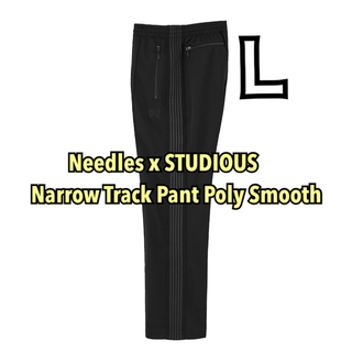ニードルス(Needles)のNeedles studious NarrowTrackPant black L(スラックス)