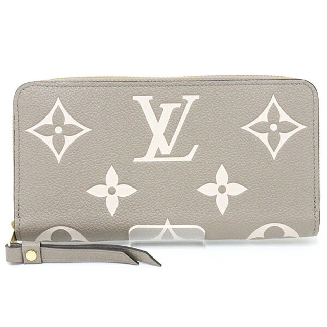 LOUIS VUITTON(ルイヴィトン)のLOUIS VUITTON ルイ・ヴィトン ジッピー・ウォレット ラウンドファスナー長財布 モノグラム・アンプラント レザー M69794 トゥルトレール クレーム ベージュ ゴールド金具 未使用品 レディースのファッション小物(財布)の商品写真