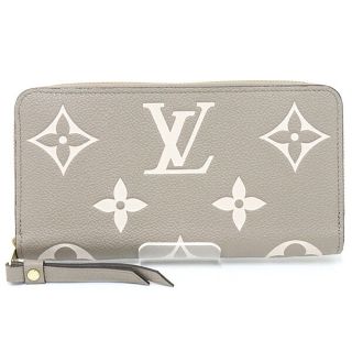 ルイヴィトン(LOUIS VUITTON)のLOUIS VUITTON ルイ・ヴィトン ジッピー・ウォレット ラウンドファスナー長財布 モノグラム・アンプラント レザー M69794 トゥルトレール クレーム ベージュ ゴールド金具 未使用品(財布)