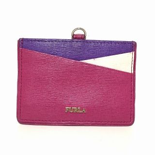 フルラ(Furla)のFURLA(フルラ) パスケース - レザー(名刺入れ/定期入れ)