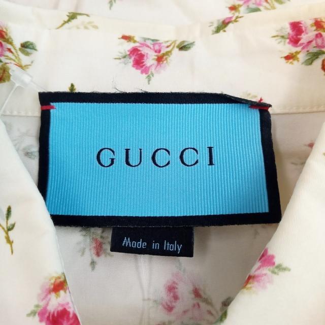 Gucci(グッチ)のグッチ 長袖シャツブラウス サイズ　美品  レディースのトップス(シャツ/ブラウス(長袖/七分))の商品写真