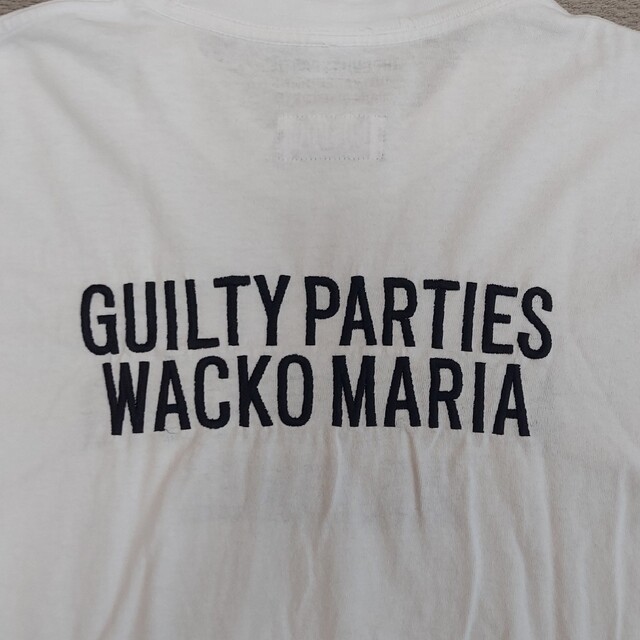 WACKO MARIA(ワコマリア)のワコマリア BUDSPOOL WネームTシャツ WHITE  M 舐達麻 メンズのトップス(Tシャツ/カットソー(半袖/袖なし))の商品写真