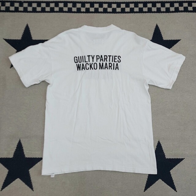 WACKO MARIA(ワコマリア)のワコマリア BUDSPOOL WネームTシャツ WHITE  M 舐達麻 メンズのトップス(Tシャツ/カットソー(半袖/袖なし))の商品写真
