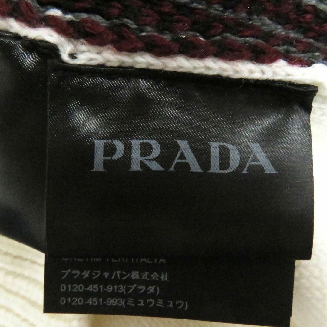 PRADA - 未使用品□20AW PRADA/プラダ UMT376 キューブ柄 Vネック