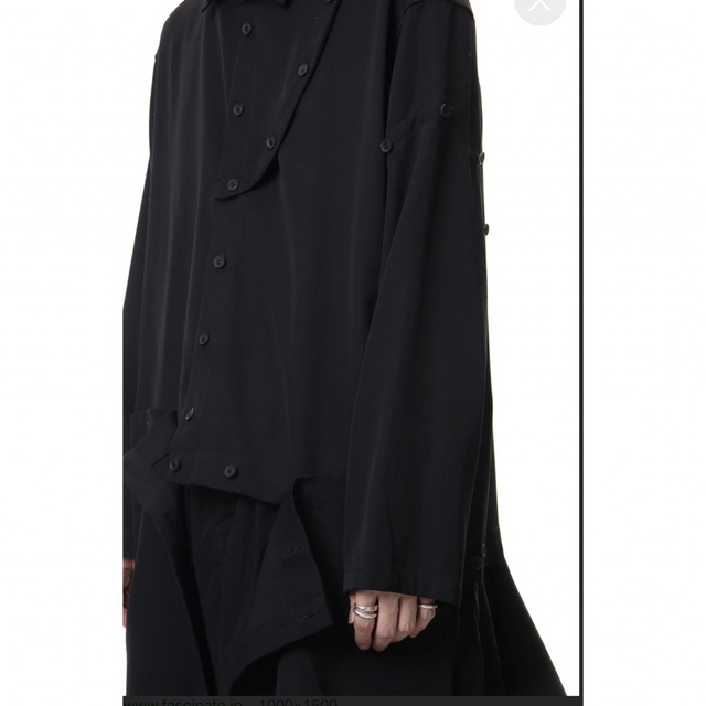 【定価12万 美品】19-20SS ヨウジオム デザインギャバシャツyohji