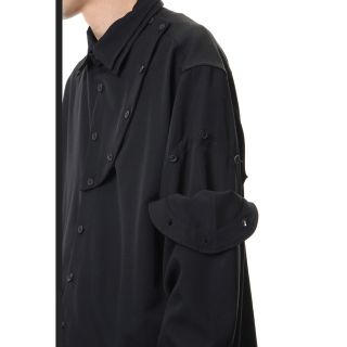 【定価12万 美品】19-20SS ヨウジオム デザインギャバシャツyohji