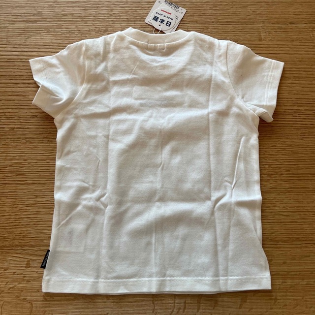 ミキハウス　未使用・新品　白Tシャツ・サロペットセット 3