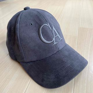 L'Appartement CAP グレー　ピンバッジ付き(キャップ)