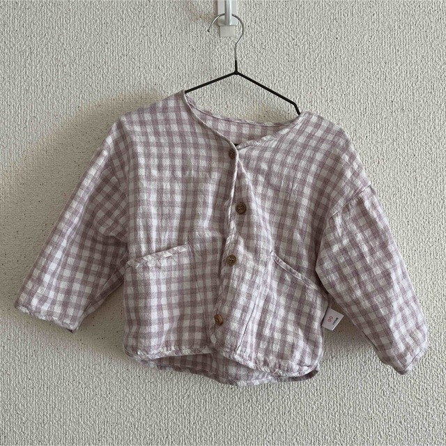 韓国　子供服　シャツ　ジャケット　 キッズ/ベビー/マタニティのキッズ服女の子用(90cm~)(ジャケット/上着)の商品写真