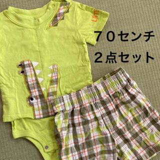 トイザラス(トイザらス)のロンパース＆パンツ２点セット(ロンパース)