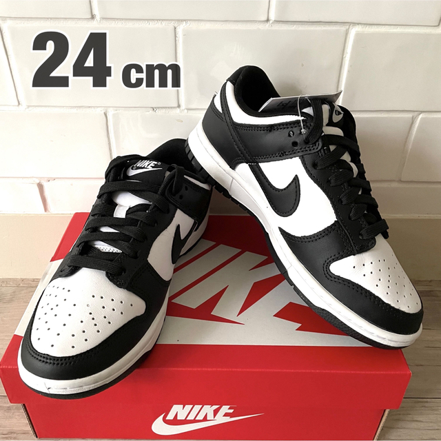 NIKE ダンク ロー パンダ 24cm dunk low 24.0