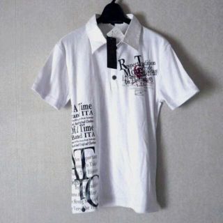 半額以下★送料込★別布英字パッチスカルシャツ(シャツ)