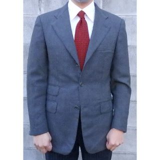 ハイグレードIsaia イタリア製 EU46 グレースーツ Belvest