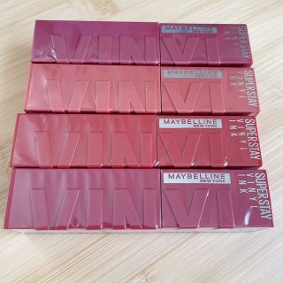 メイベリン(MAYBELLINE)の【新品未使用】メイビリン SPステイ　ヴィニルインク　4本セット(リップグロス)