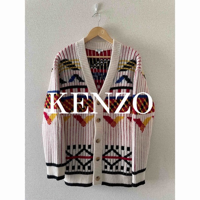 トップスKENZO Peruvian Fair Isle Vee Cardigan