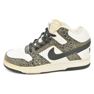 ナイキ(NIKE)のNIKE ナイキ DELTA FORCE 3/4 DELUXE 309097-131 デルタフォース 3/4 デラックス ミドルカットスニーカー ホワイト/グリーン US8.5/26.5cm(スニーカー)