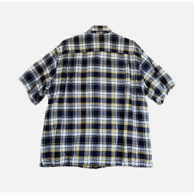 GU(ジーユー)の【送料込】GU シャツ 半袖 オープンカラーシャツ チェック メンズ メンズのトップス(Tシャツ/カットソー(半袖/袖なし))の商品写真