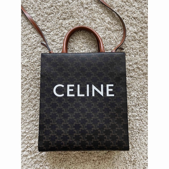 最終値下げ celine - セリーヌ トリオンフ キャンバス スモール