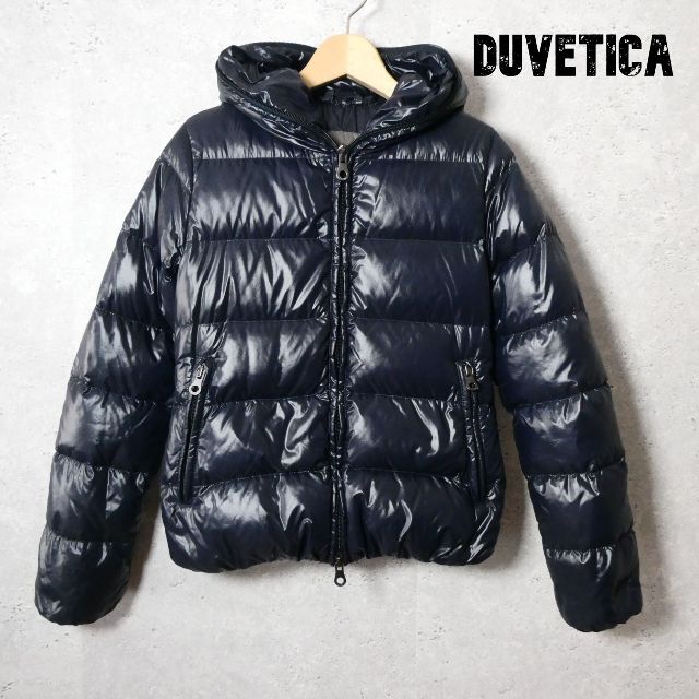 極美品 DUVETICA ティアチンク フード ダブルジップ ダウンジャケット