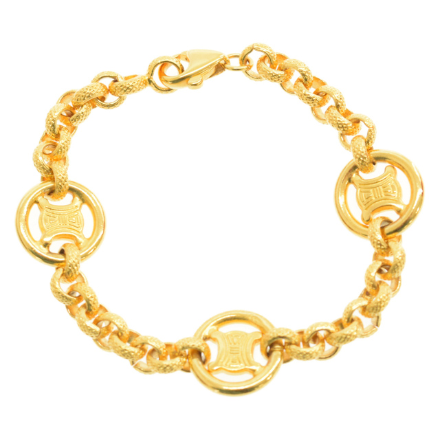 CELINE セリーヌ Vintage Triomphe Chain Bracelet ヴィンテージ