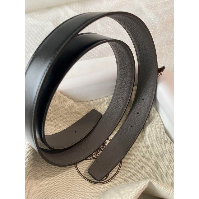 エルメス ベルト 95㎝ 黒 ノワール エタン トゴ Hマットゴールド
