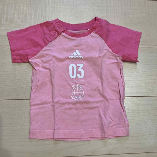 adidas(アディダス)のadidas ベビー上下セット キッズ/ベビー/マタニティのベビー服(~85cm)(Ｔシャツ)の商品写真