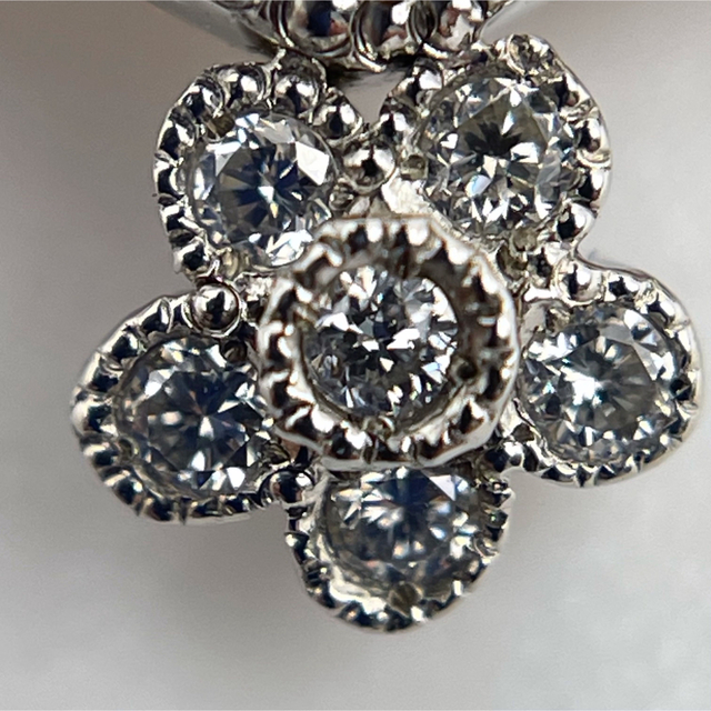 カメオデザインブローチ ダイヤ 0.36ct ペンダントトップ