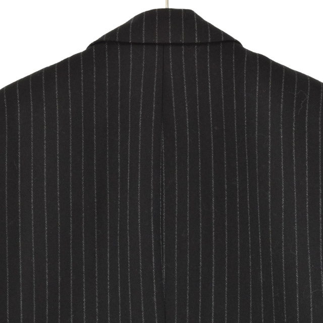 SAINT LAURENT PARIS サンローランパリ ストライプ ウール ダブル
