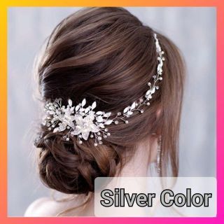 ヘアアクセサリー 髪飾り ヘッドドレス バレッタヘッドドレス ウェディング 1(バレッタ/ヘアクリップ)