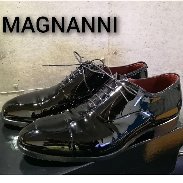 定価6万　MAGNANNI マグナーニ　エナメル　ローファー　ドレスシューズ