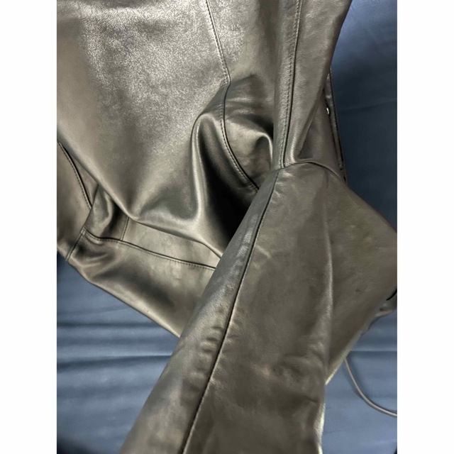 Lewis Leathers(ルイスレザー)のルイスレザー　ウエスタンジャケット　988 46 シープスキン　ブラック メンズのジャケット/アウター(レザージャケット)の商品写真