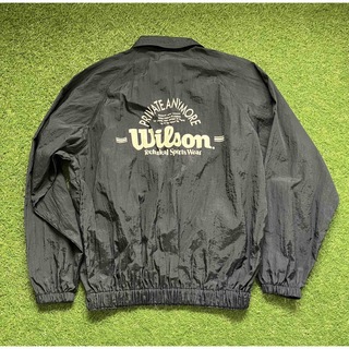 Wilson ウィルソン ナイロンジャケット 白 ロゴ サイズM