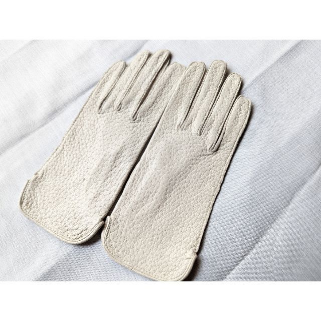 ホワイトペッカリー サイズ6.5 XS ヴィンテージ 革手袋-