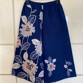 浴衣リメイクパンツ ハンドメイド(浴衣)