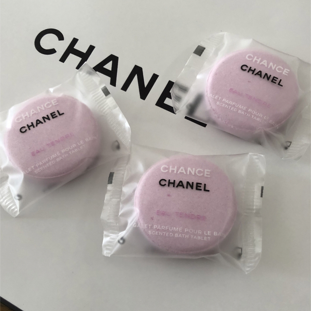 CHANEL(シャネル)のCHANELシャネルチャンスのバスタブレット(未開封品) コスメ/美容のボディケア(入浴剤/バスソルト)の商品写真