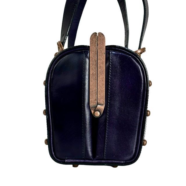 ☆極希少☆Anna Sui ハンドバッグ がま口 ドクターズバッグ レザー ☆極希少☆Anna Sui ハンドバッグ がま口 ドクターズバッグ レザー