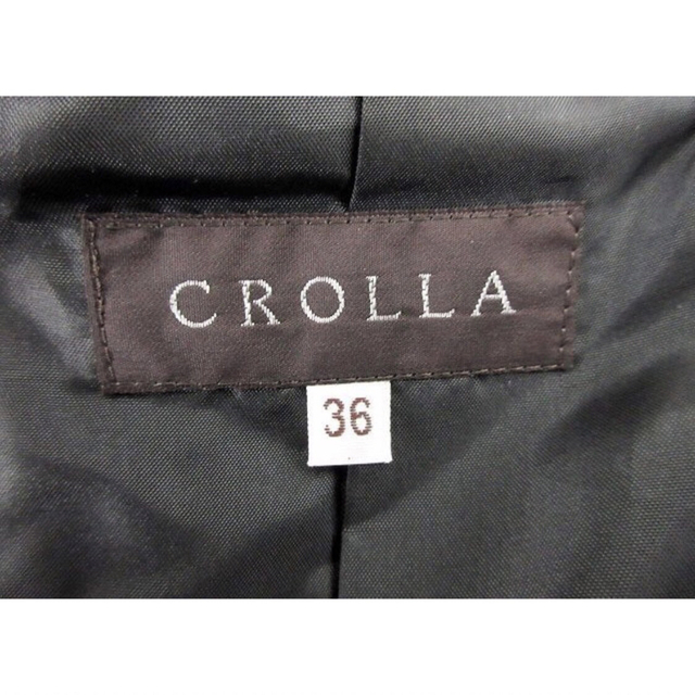 CROLLA(クローラ)のcrolla ・ワールド・ジャケット・コート・コットン・七分袖・サイズ36・S レディースのジャケット/アウター(スプリングコート)の商品写真