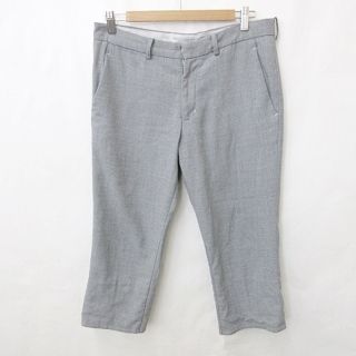 アバハウス(ABAHOUSE)のアバハウス ABAHOUSE パンツ クロップド丈 ストレッチ グレー 3(スラックス)